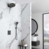 Душевой комплект Inspire VSFW-3I21MT1GM встраиваемый, термостат, двухрежимный, вороненая сталь