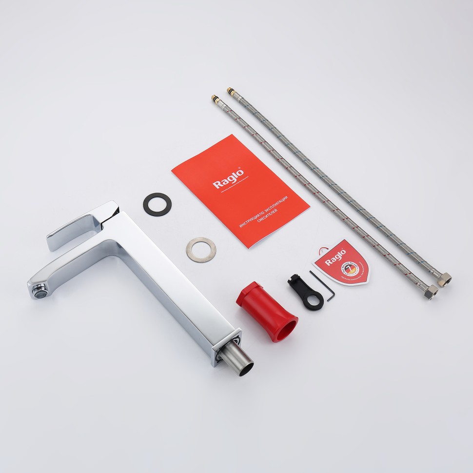 Смеситель Raglo высокий для умывальника хром