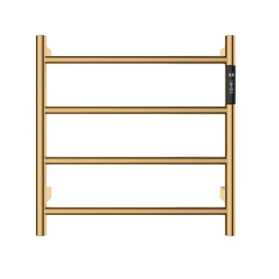 AQM3124BG Полотенцесушитель электрический 475*474 c терморегуляторм, цвет: золото шлифованное.