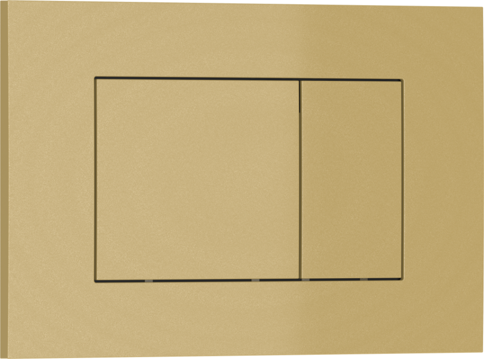 Кнопка смыва IBERICA BLANCA ESTI-S ABS-пластик, золото матовое (IB.B085.005.000)