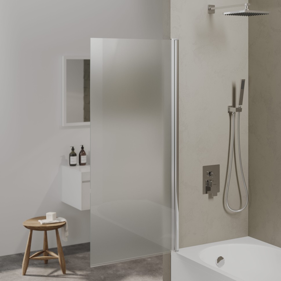 Душевая шторка RIVER S 800 матовое стекло