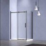 Душевой уголок Como-N VSR-4CN9012CLB, 1200*900, черный, стекло прозрачное