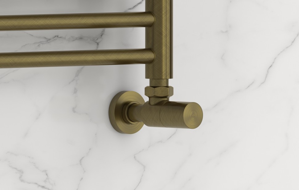 Вентиль угловой цилиндр (G 1/2" НР х G 1/2" НР)