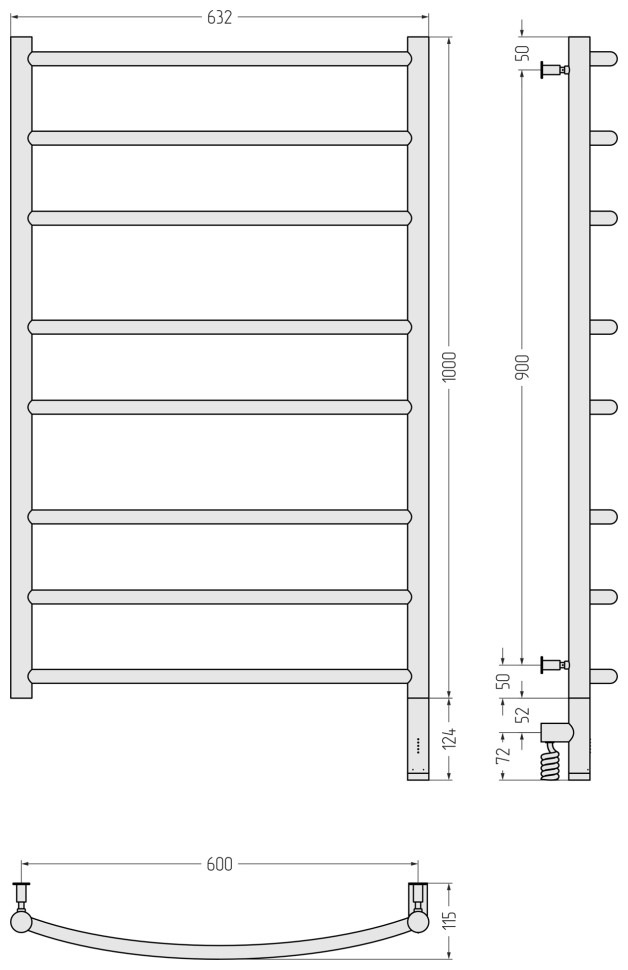 Галант 3.0 1000х600 МЭМ правый