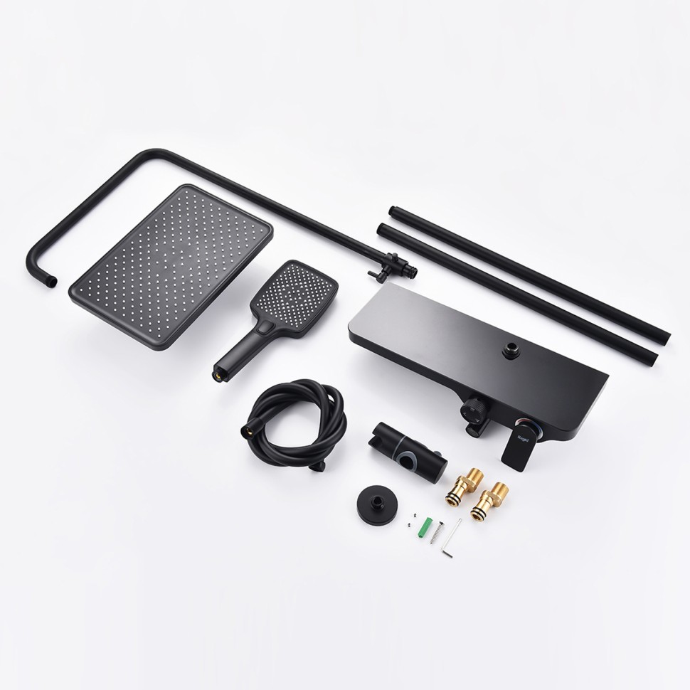 Душевая система Raglo для ванны и душа R60.24.06 Черный