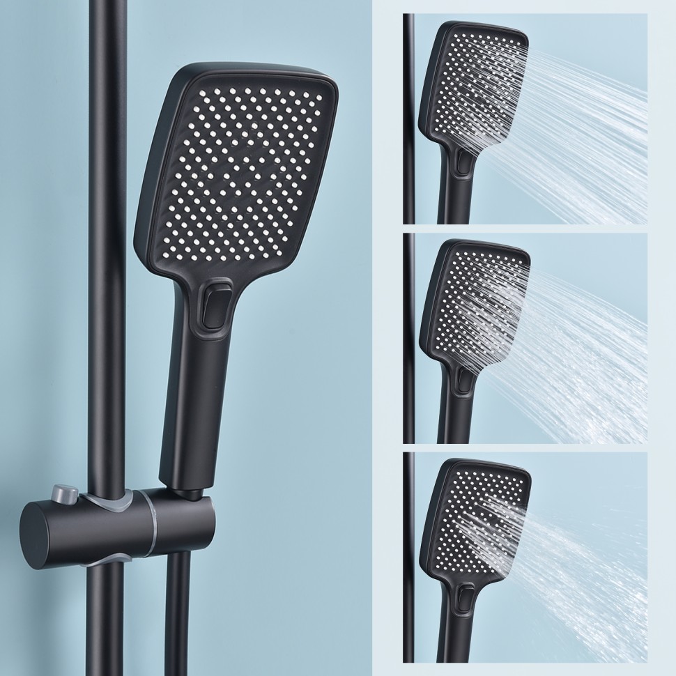 Душевая система Raglo для ванны и душа R60.24.06 Черный