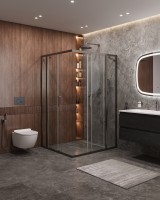 Душевой уголок CEZARES MOLVENO-AH-22-130/120-C-GM-IV