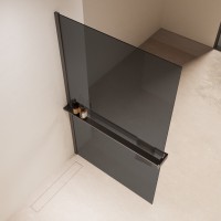 Душевая перегородка Walk-In VSW-1HR110CGGM, 1100*2000, вороненая сталь, стекло тонированное