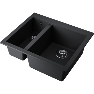 Кухонная мойка Omoikiri Bosen 59-2-BL Tetogranit/черный