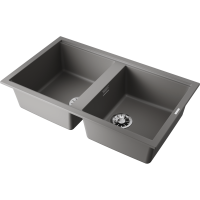 Кухонная мойка Omoikiri Kitagawa 86-2-GR Artceramic/leningrad grey