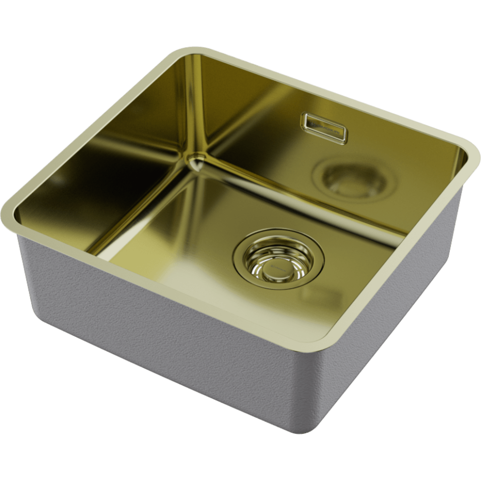 Кухонная мойка Omoikiri Omi 43-U/I Ultra-LG нерж. сталь/светлое золото