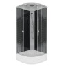 Душевая кабина Niagara Eco NG-3504-14BLACK (90х90х215) средний поддон(26см),стекло мозаика,4 места