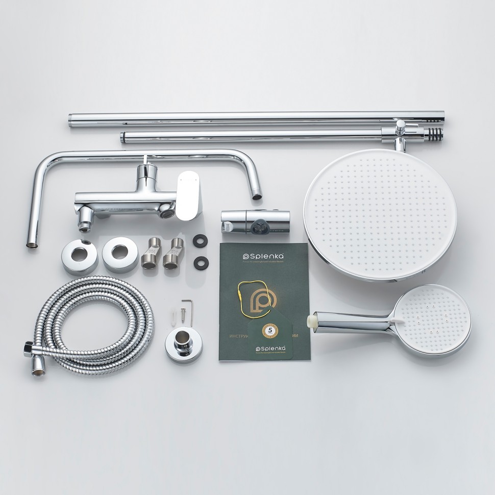 Душевая система Splenka для ванны и душа S41.24 Хром