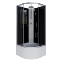 Душевая кабина Niagara Classic NG-2509-14BKT (100х100х210) высокий поддон(40см),стекло тонированное,4 места