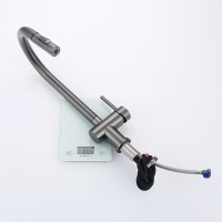 Смеситель Splenka для кухни с выдвижным изливом S204.49.09 Графит