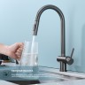 Смеситель Splenka для кухни с выдвижным изливом S204.49.09 Графит