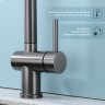 Смеситель Splenka для кухни с выдвижным изливом S204.49.09 Графит