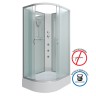 Душевая кабина Niagara Classic NG-33084-14RBKG (100х80х200) средний поддон(26см),стекло матовое,4 места