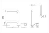 Смеситель EMAR EC-7027 ЕС - 7027 Satin