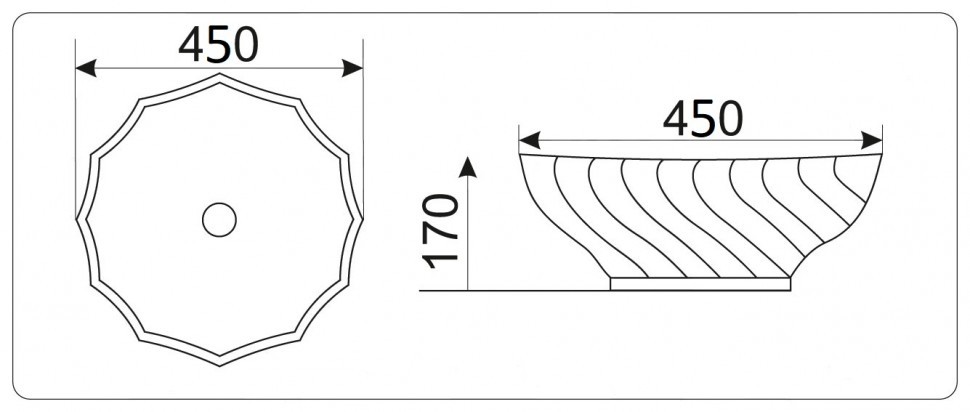 Умывальник CeramaLux 9073