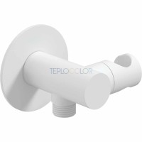 Кронштеин для подключения шланга, круглые, с держателем для лейки