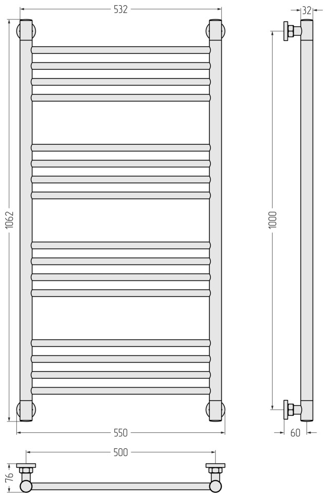 Богема+ прямая 1000х500