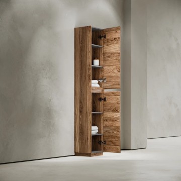 Шкаф-пенал SANCOS Libra Floor напольный, дуб чарльстон, 350х300х1870мм, арт. PLB35FECH