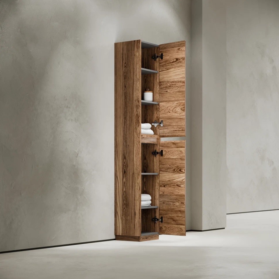 Шкаф-пенал SANCOS Libra Floor напольный, дуб чарльстон, 350х300х1870мм, арт. PLB35FECH