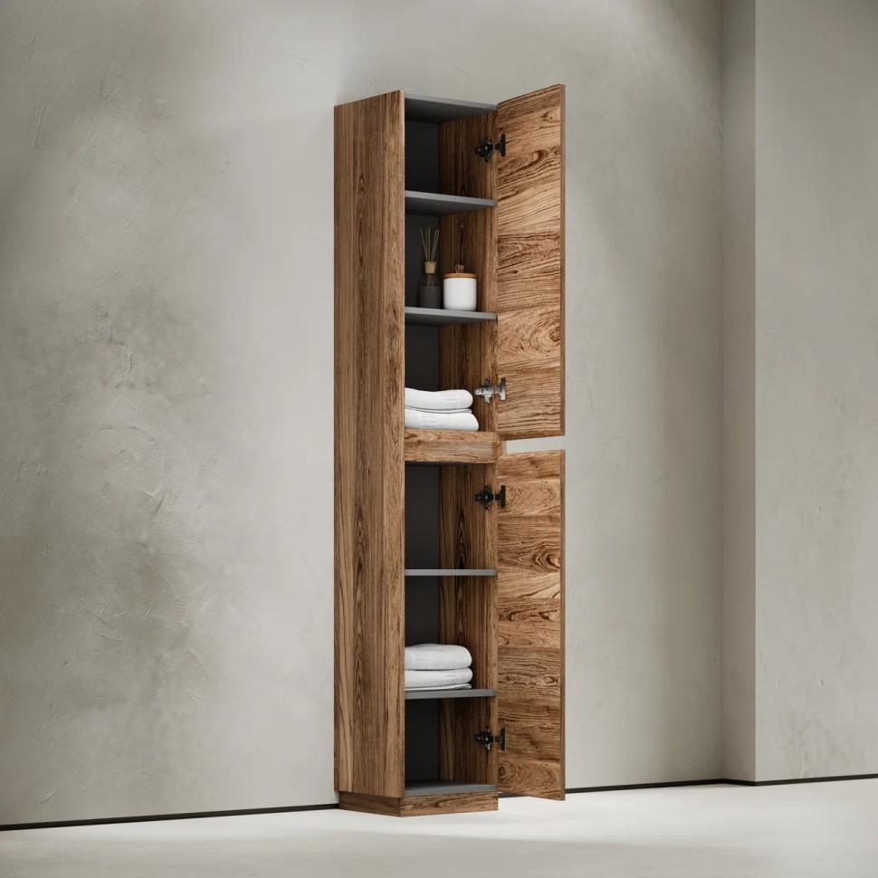 Шкаф-пенал SANCOS Libra Floor напольный, дуб чарльстон, 350х300х1870мм, арт. PLB35FECH