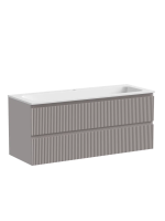 Тумба подвесная SANCOS Snob R 1195х445х500, c двумя ящиками оснащенными доводчиками, Doha Soft, арт.SNR120SM