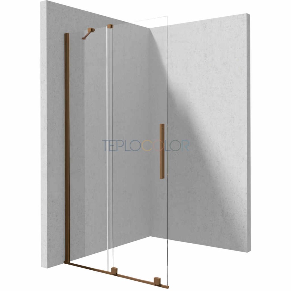 Стенка для душа, walk-in, 80 cm - раздвижные