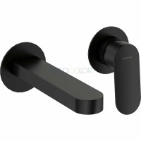 Смеситель для раковины, скрытого монтажа, 2-отверствия