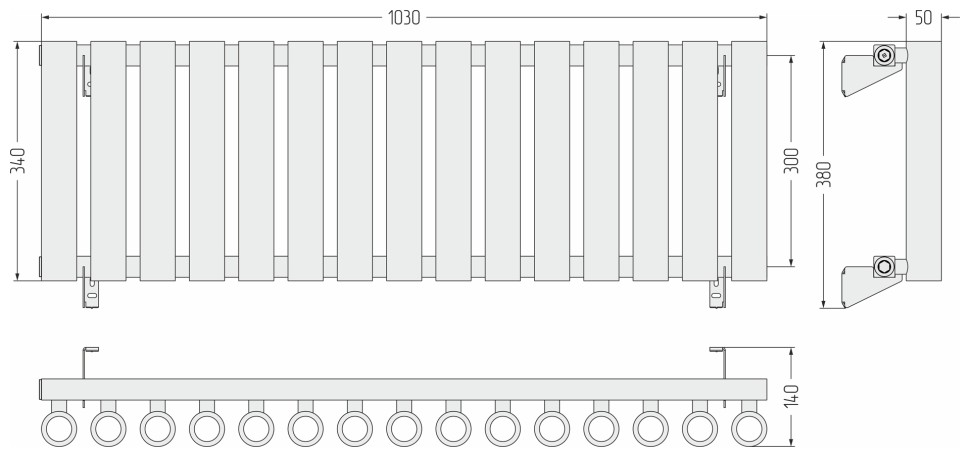 Кумир-0 300х1030 15 секций