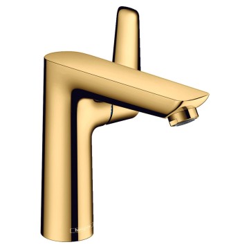Смеситель для раковины Hansgrohe Talis E со сливным гарнитуром 71754990, золото