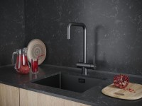 Смеситель для кухни Wetter, вороненая сталь, We213030-GM, Paulmark
