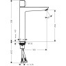 Смеситель для раковины Hansgrohe Talis Select E, 240, без сливного набора 71753000, хром