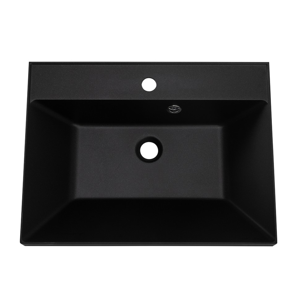 Раковина из искусственного камня BelBagno BB600/450-LV-ART-AST-NERO