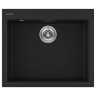 Мойка DEFINI 60, ULTRAGRANIT, PM836051-BLM, BLACK, 600х510 мм, Paulmark