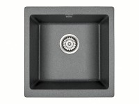 Мойка GERA 50, IT-GRANIT, PM104546-DG, графит, 445х460, подст. мон. Paulmark