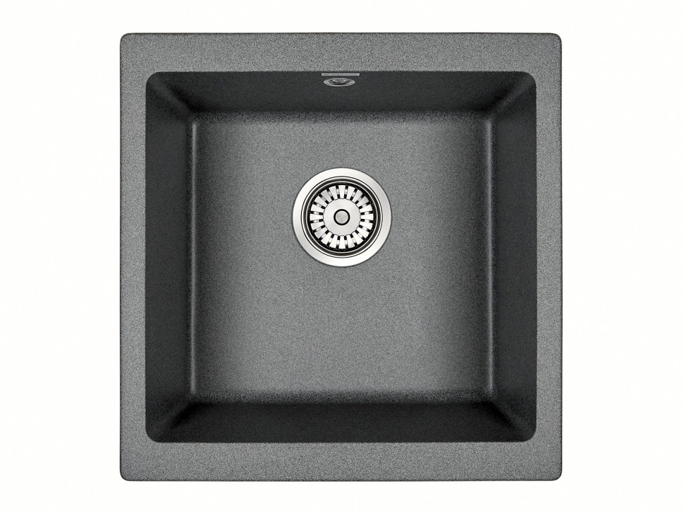 Мойка GERA 50, IT-GRANIT, PM104546-DG, графит, 445х460, подст. мон. Paulmark