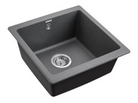 Мойка GERA 50, IT-GRANIT, PM104546-DG, графит, 445х460, подст. мон. Paulmark