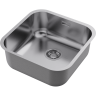 Кухонная мойка Omoikiri Omi 44-U/I Quadro-IN нерж. сталь/нержавеющая сталь