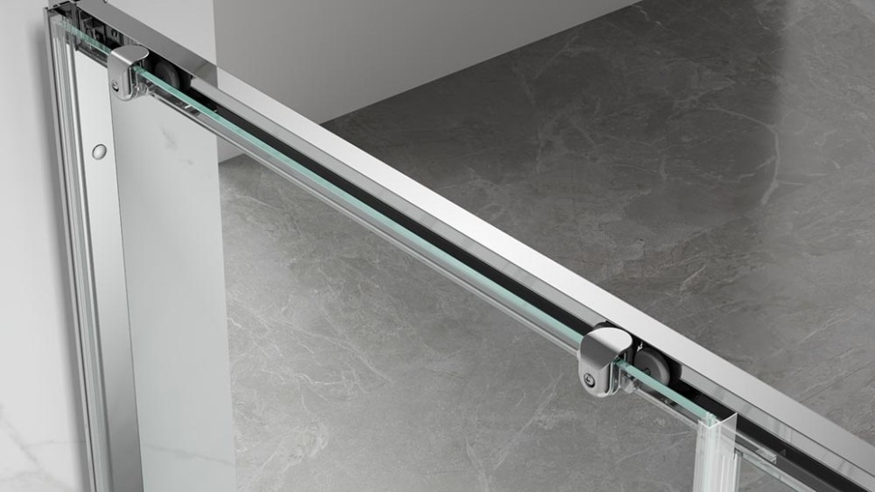 Душевой угол Veconi Rovigo RV-055, 1400х1000х1950, хром, стекло pear