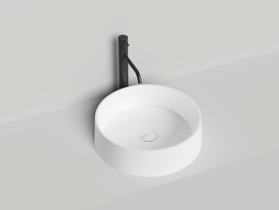 Раковина накладная GLORIA 01 440х440х125 S-Stone Матовое