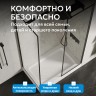 Душевой поддон ABBER AD3C148 140х80 прямоугольный, акриловый, белый