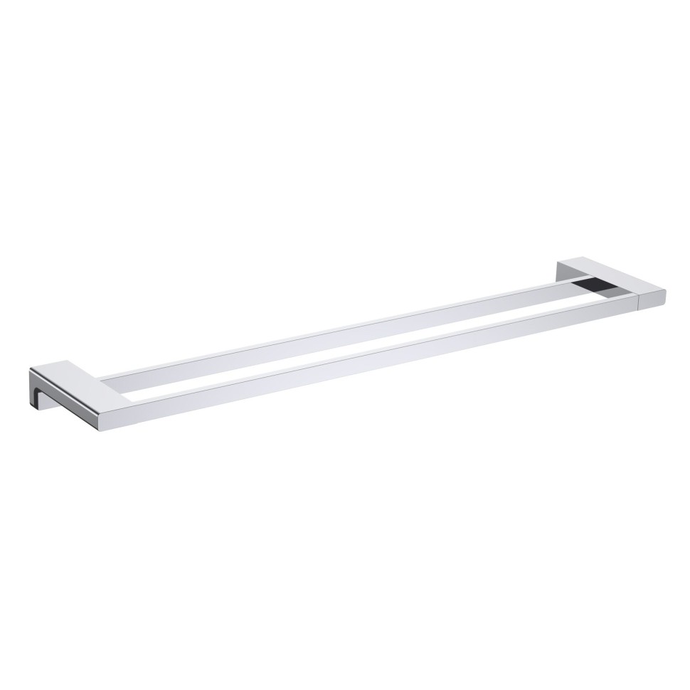 AQM7304CR Tivoli Держатель банного полотенца двойной 600мм, хром