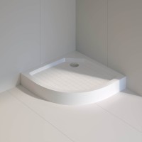 Душевой поддон полукруглый RGW SMC/R W Белый (800x800)