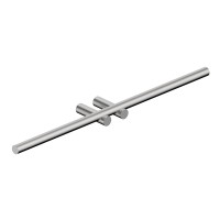 Полотенцедержатель двойной ABBER Osten 316 AA1855BST брашированная сталь