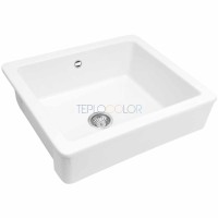 Керамическая мойка, 1-чаша, farmhouse