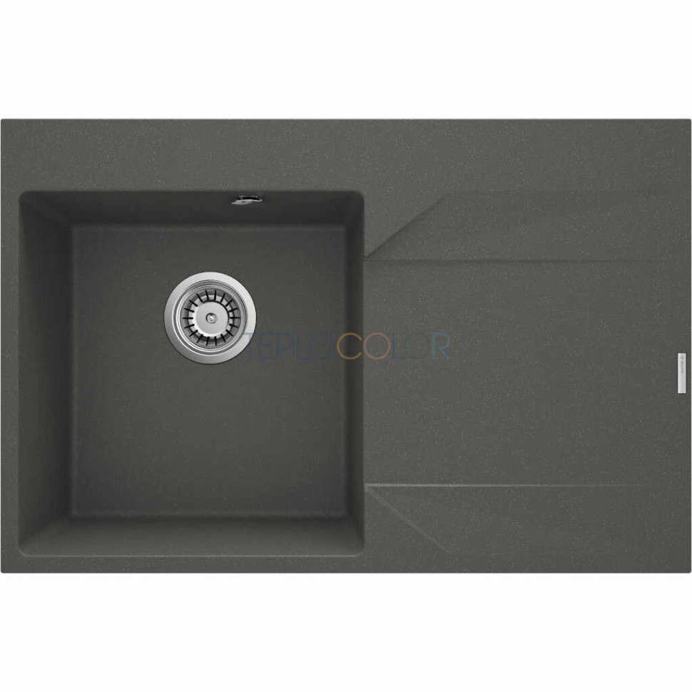 Гранитная мойка, 1-чаша с осушкой - правый